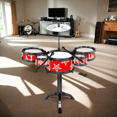 Simulation Drum Sets Playing Rhythm Early Education Playset Jazz Drum Kits for