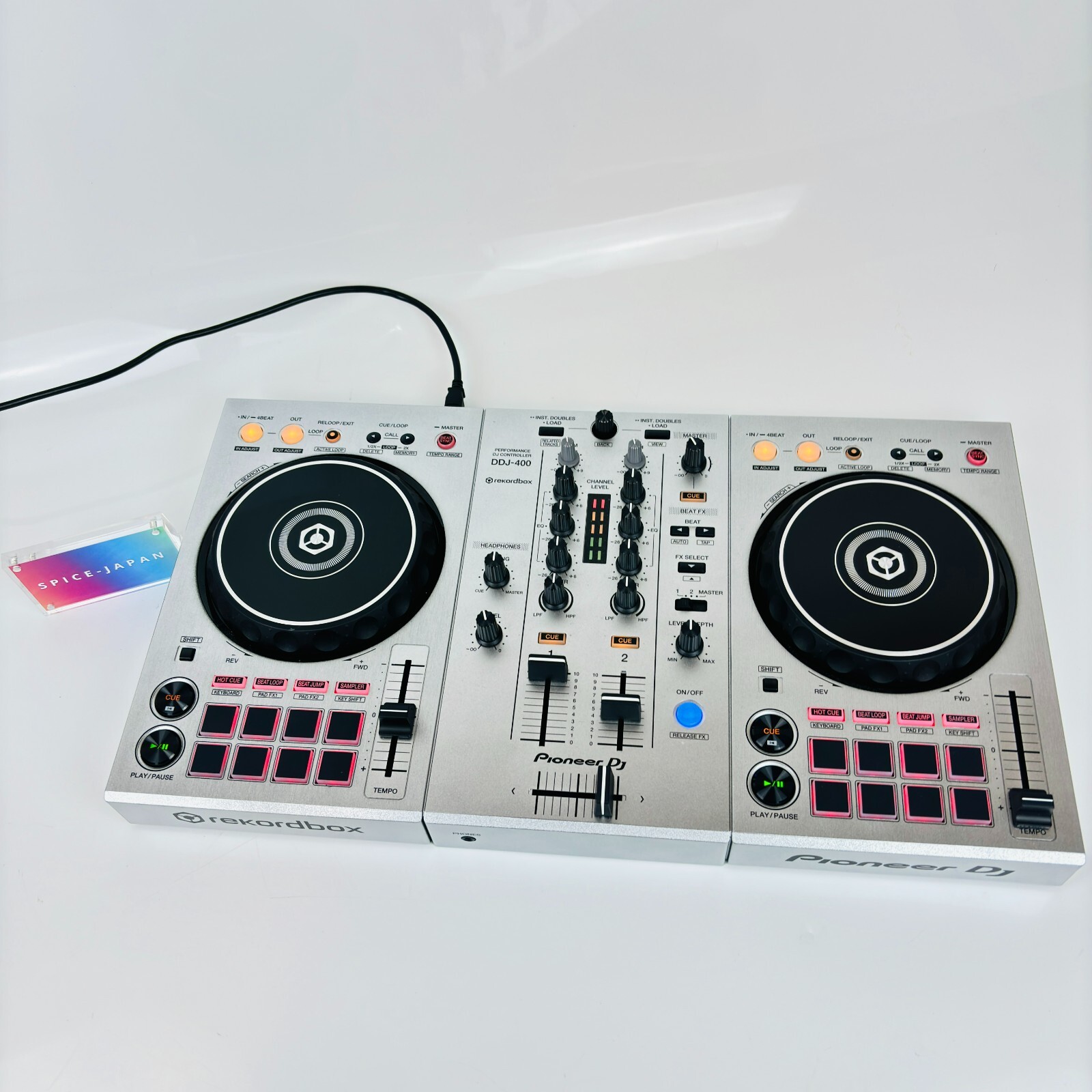 Pioneer DJ DDJ-400-S Silver Limited Color 2ch DJ Controller Pioneer DJ DDJ-400-S Silver Limited Color 2ch DJ Controller