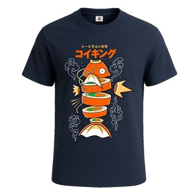 Sushi Carp Anime Fish Mens Tshirt Funny Japanese Fish Novelty Party Gift Tee Top