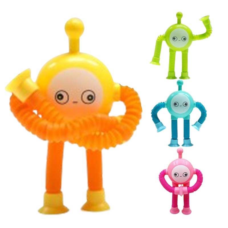 Kids LED Pop Tube Sensory Toys for Toddler Baby Birthday Chr