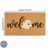INOGIH Halloween-Ghost-Boo Welcome-Doormat,Spooky-Funny Doormat for Thanksgiving Halloween Indoor Outdoors Front Door Entrance Mat