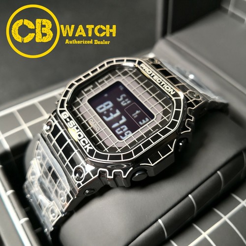 Pre-owned Casio G-shock Bluetooth Radio Wave Solar Gmw-b5000cs-1 Made In Japan