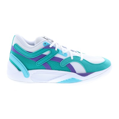 

Puma TRC Blaze Court 37658217 Мужская белая парусиновая спортивная баскетбольная обувь, Белый, Puma TRC Blaze Court