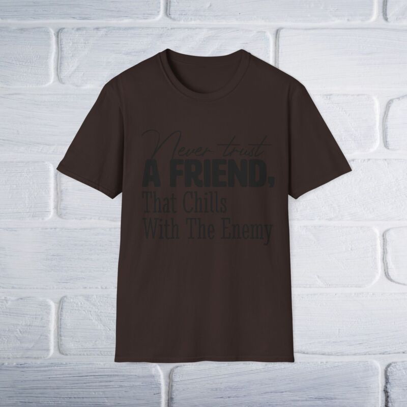 Betrayal Statement Tee, Trust No One Graphic Shirt, Double-Cross Unisex