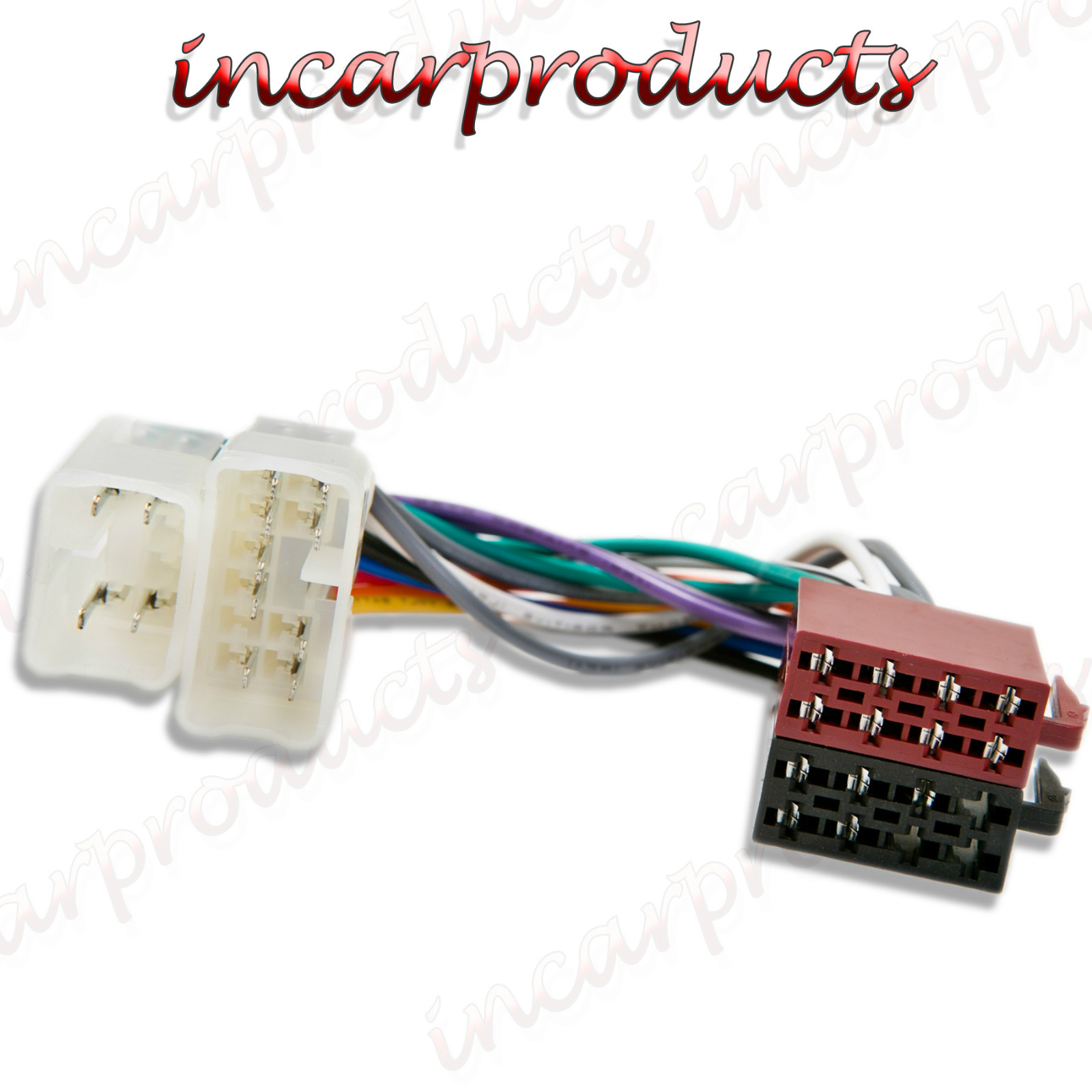 Toyota ISO Radio / Stereo harness / adapter / wiring ... 1997 toyota celica radio wiring diagram 