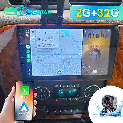 GPS Navi Radio For GMC Yukon Chevy Tahoe Suburban Car Stereo Android 13 Carplay