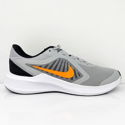 Nike Boys Downshifter 10 CJ2066-001 Серые кроссовки для бега, размер 5,5 лет