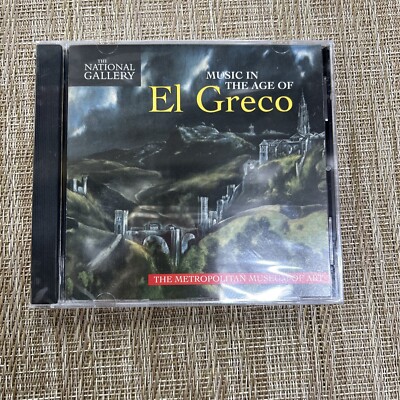 Music in the Age of El Greco Rare Classical Audio CD MOMA 1993 New Sealed