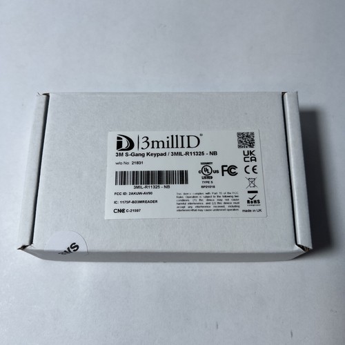 C2機関 DMM農業【code:831】3rd Sequence付属シールセット 3millID Single Gang Keypad 3MIL-R11325-NB NEW | eBay