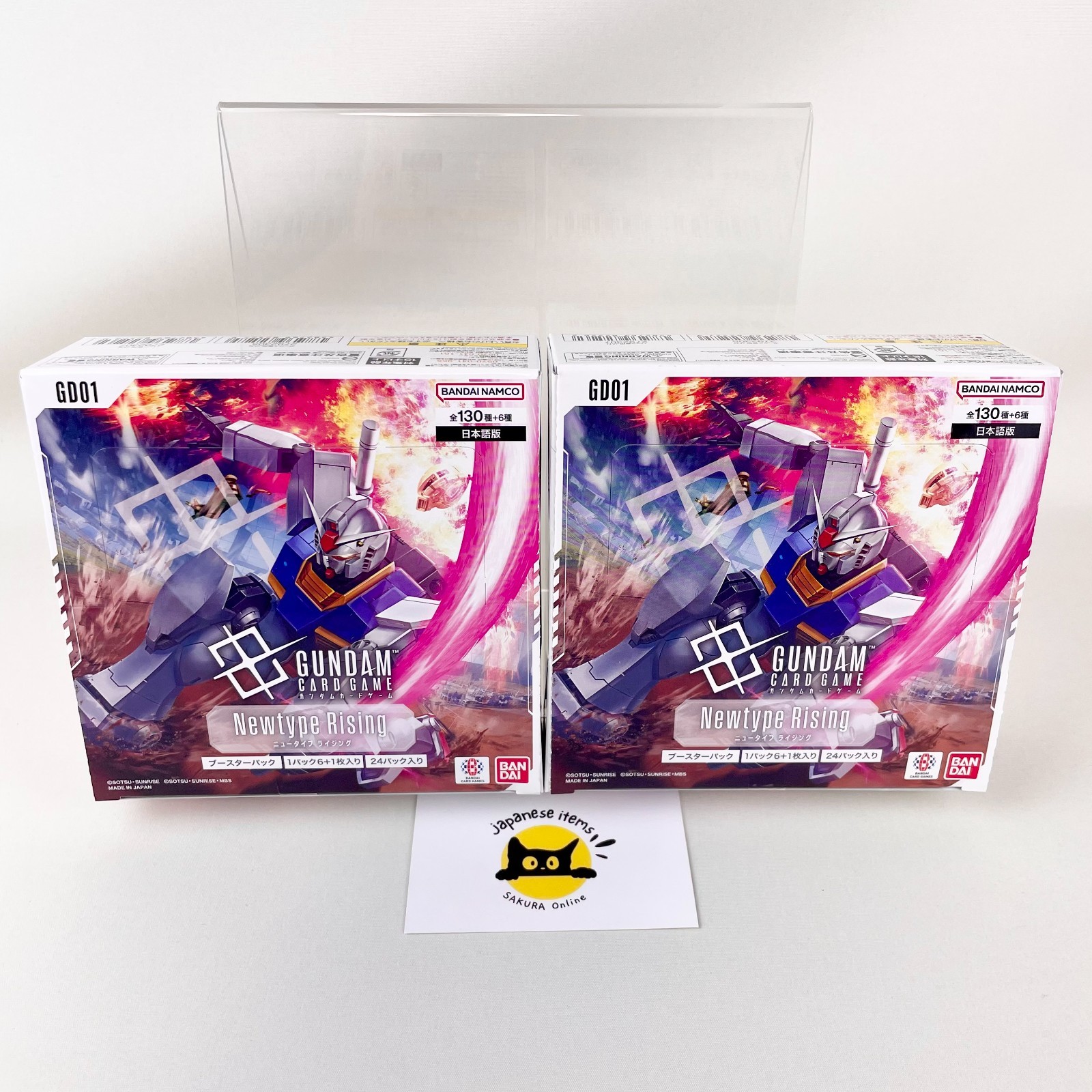 Gundam Card Game Newtype Rising GD01 Booster Box Set x2