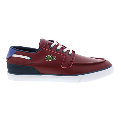 

Lacoste Bayliss Deck 222 1 Мужские бордовые кожаные кроссовки Lifestyle, Burgundy, Lacoste Bayliss Deck 222 1