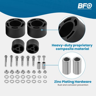 2.5 inch Front Leveling Lift Kit For Jeep Gladiator JT 4WD 2020-2022