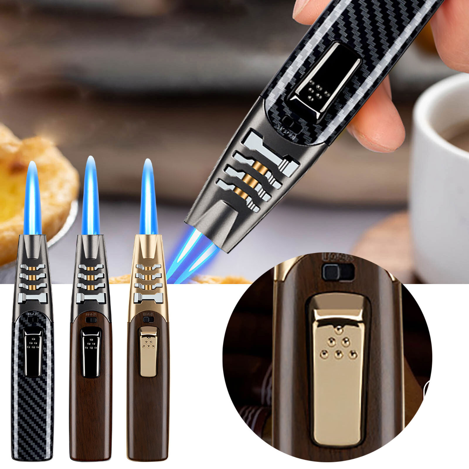 Fireblaze Electric Lighter Powerful Adjustable Flame Dual