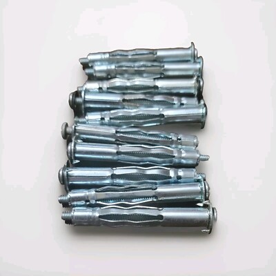10 Pieces ELFCO ANCHOR SCREW  3/16L HOLLOW WALL ANCHORS 3''