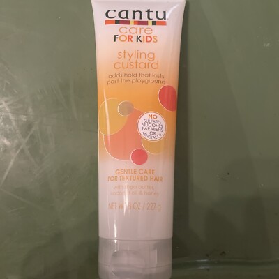 Cantu Care for Kids Styling Custard, Gentle Care For Textured Hair, 8 oz
