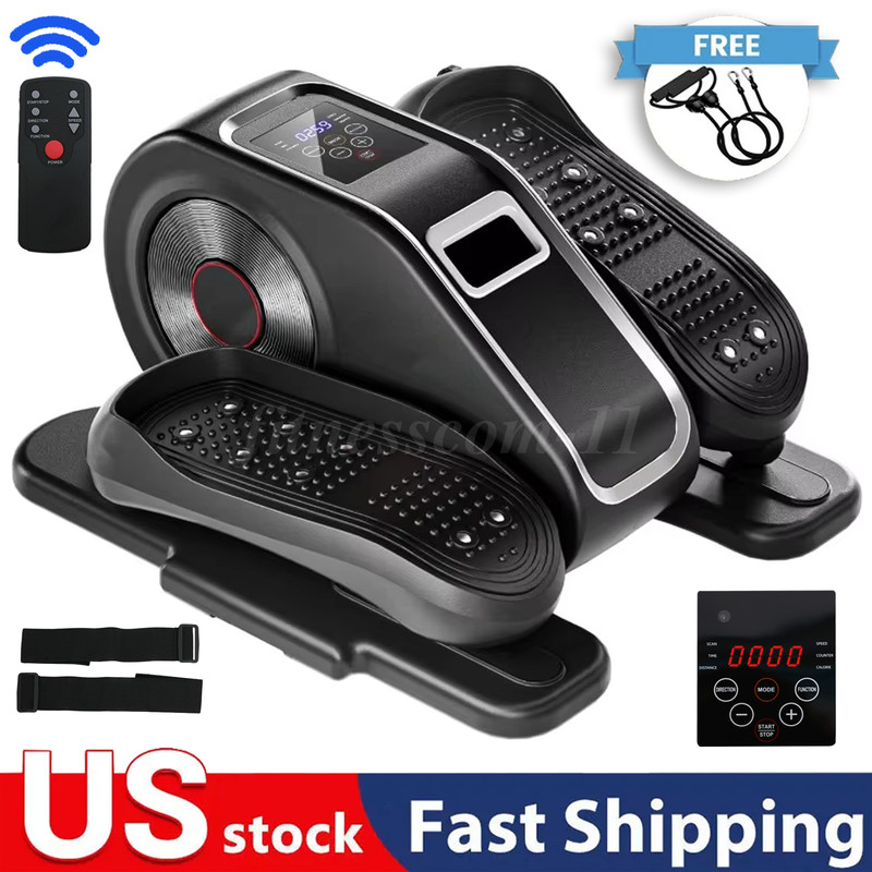 Under Desk Elliptical Machine Portable Pedal Ellipse Leg Exerciser Touch