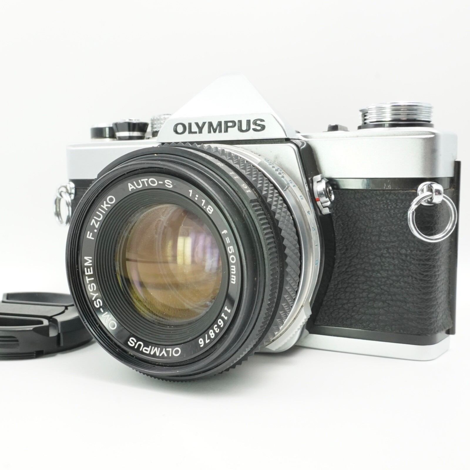Olympus OM-1N Film Camera + F.Zuiko 50mm f/1.8 Lens from