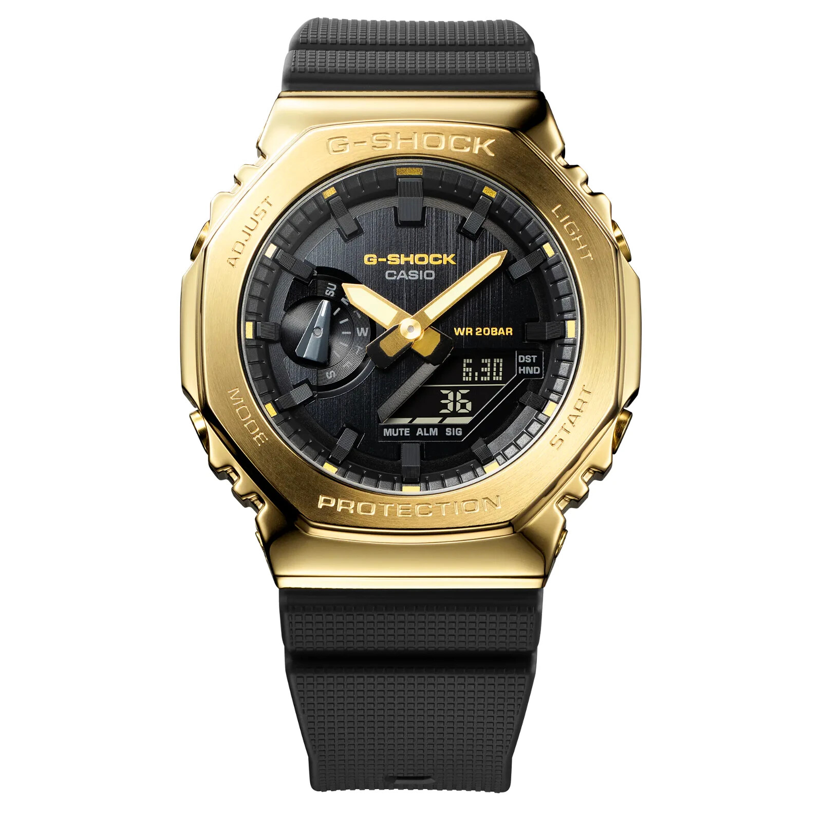 Pre-owned Casio G-shock Gm-2100g-1a9jf Brand Fast Shipping