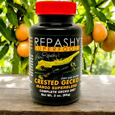 Repashy Crested Gecko Diet 3 oz Mango Superblend MRP Fruit-eating 12/2024