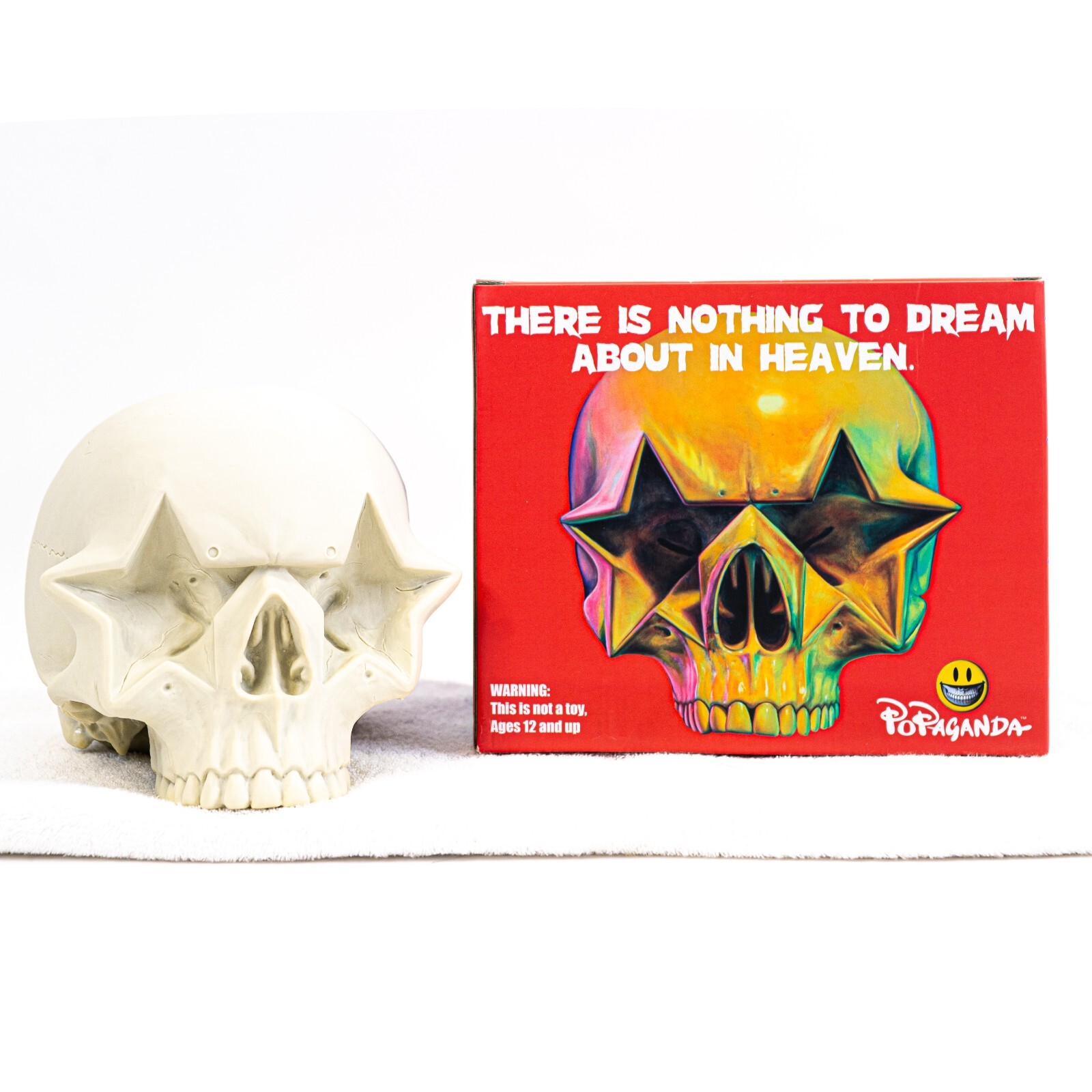 Ron English Star Skull - NOS *Signed* Designer Figure with
