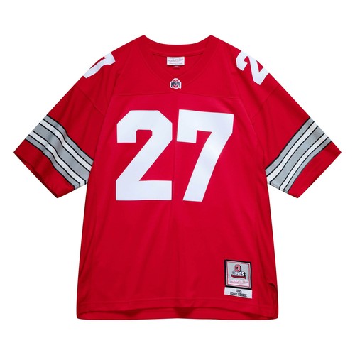 

MITCHELL - NESS NCAA DARK FOOTBALL JERSEY OHIO STATE BUCKEYES 1995 EDDIE GEORGE, University red
