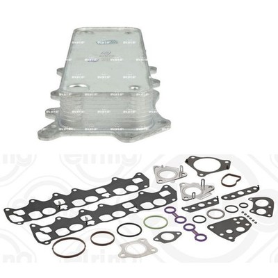 NRF ÖLKÜHLER + ELRING DICHTUNGSSATZ passend für MERCEDES 3.0 V6 CDI OM642 DIESEL