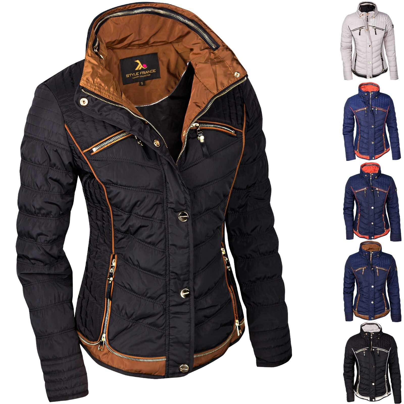 Женская верхняя одежда DAMEN STEPP JACKE ÜBERGANGJACKE LEICHT TRENCHCOAT KAPUZE HERBST KURZ GOLD Женская верхняя одежда DAMEN STEPP JACKE ÜBERGANGJACKE LEICHT TRENCHCOAT KAPUZE HERBST KURZ GOLD
