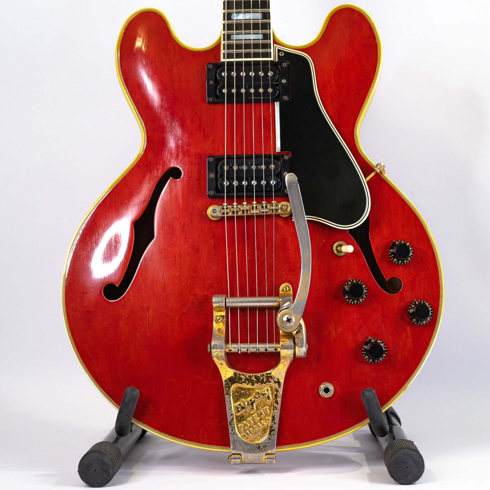 1960 Gibson ES-355 TD Cherry Mono w/ Factory Bigsby, Period 1960 Gibson ES-355 TD Cherry Mono w/ Factory Bigsby, Period