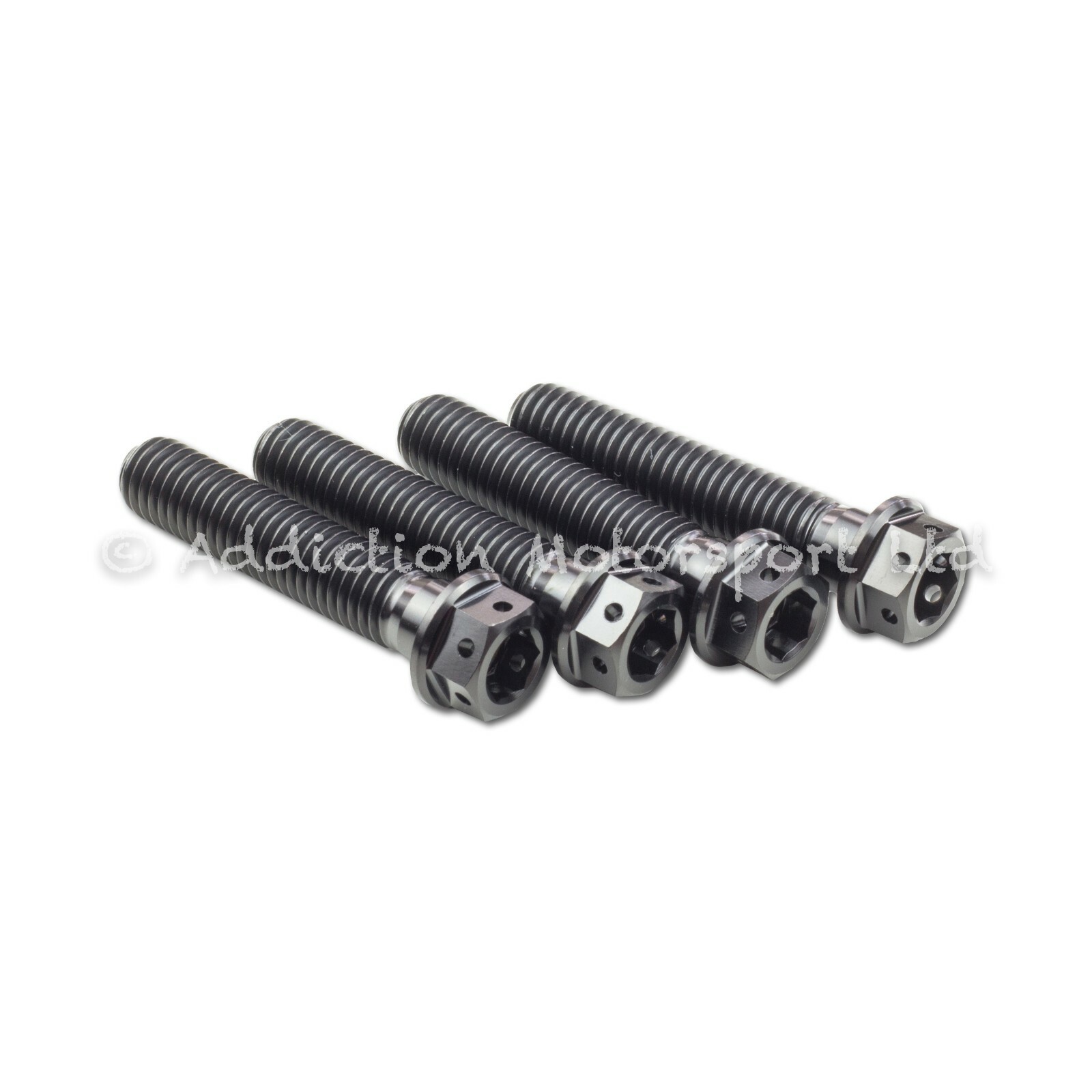 経典 Titanium Black 4x Front for M8x30mm Bolt Screws Pinch Fork ホビー・楽器・アート