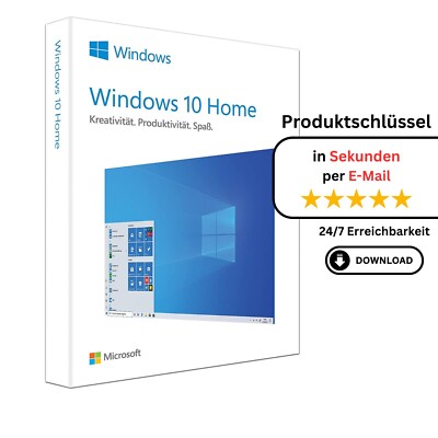 Windows 10 Home Key - Win 10 Home Lizenz - Sofort Versand