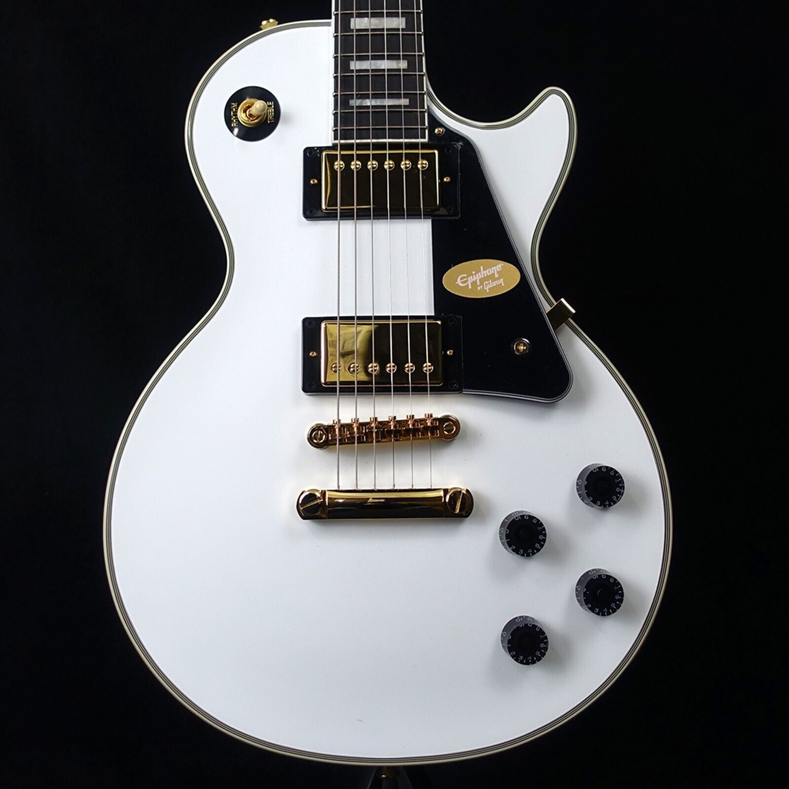 Epiphone Les Paul Custom Alpine White Electric Guitar new | eBay Epiphone Les Paul Custom Alpine White Electric Guitar new | eBay