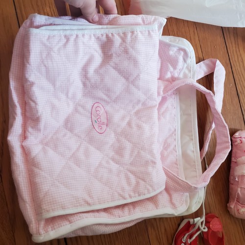 Corolle Baby Doll Diaper Bag/changing Pad