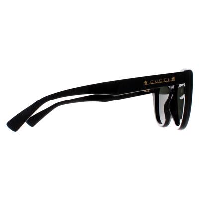 Pre-owned Gucci Sunglasses Gg1588s 001 Black Gray