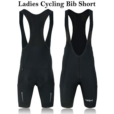 Women Ladies Cycling Bib Short Gel Padded Road Bike Tights Racing Shorts New