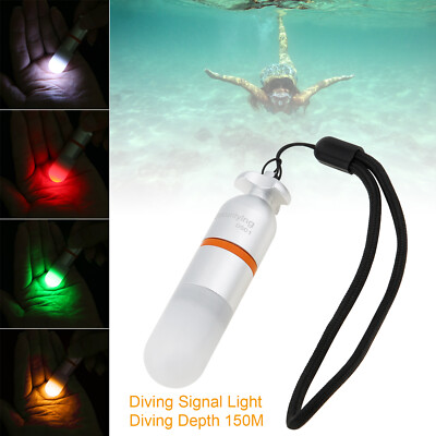 Mini Underwater 150M LED Scuba Dive Strobe Beacon Diving Signal Marker Light