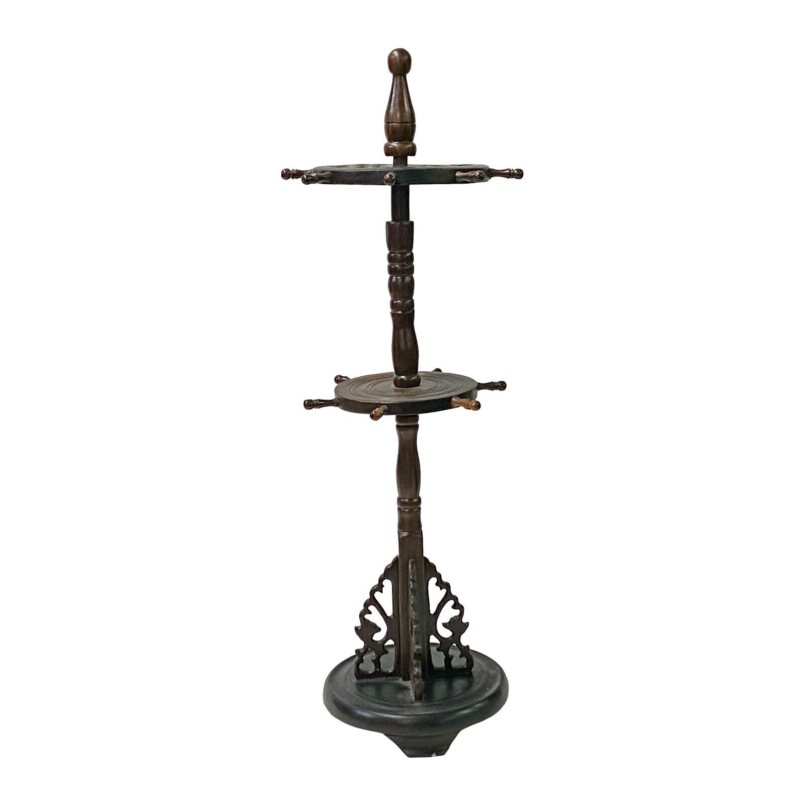 Chinese Wood Wheel Accent Brush Holder Rack Jewelry Display Hanger ws2950S Chinese Wood Wheel Accent Brush Holder Rack Jewelry Display Hanger ws2950S