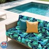 pickyNproud 8Pcs Patio Cushion Covers Stretch Outdoor Couch Cushions Slipcovers Replacement Washable Furniture Protector with Elastic Bottom Sofa Chair Seat Cover