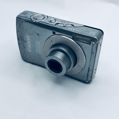 Canon Digital IXUS 65 IS 6MP Digital Camera with CCD Sensor - Silver UNTESTED