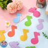 JarThenaAMCS 24 Pack Music Notes Sticky Notes 6 Colors 3 x 3 Inch Sticky Notepads Colorful Sticky Memo Pads for School Classroom Office Party Decor Supplies, 480 Sheets
