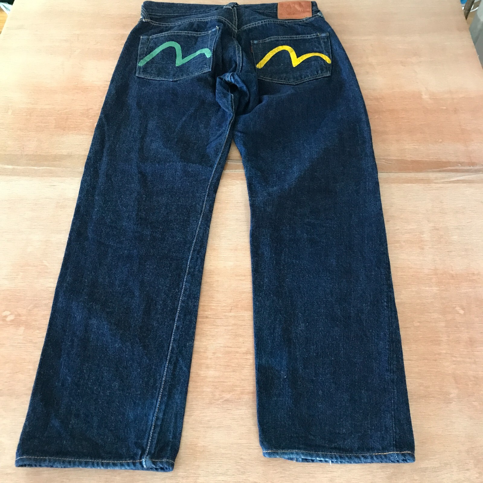 パンツ evisu Lot.2000 W36 L35 EVISU Lot.2000 No.2 Loose Fit Jeans Men 35x35 Blue Seagull