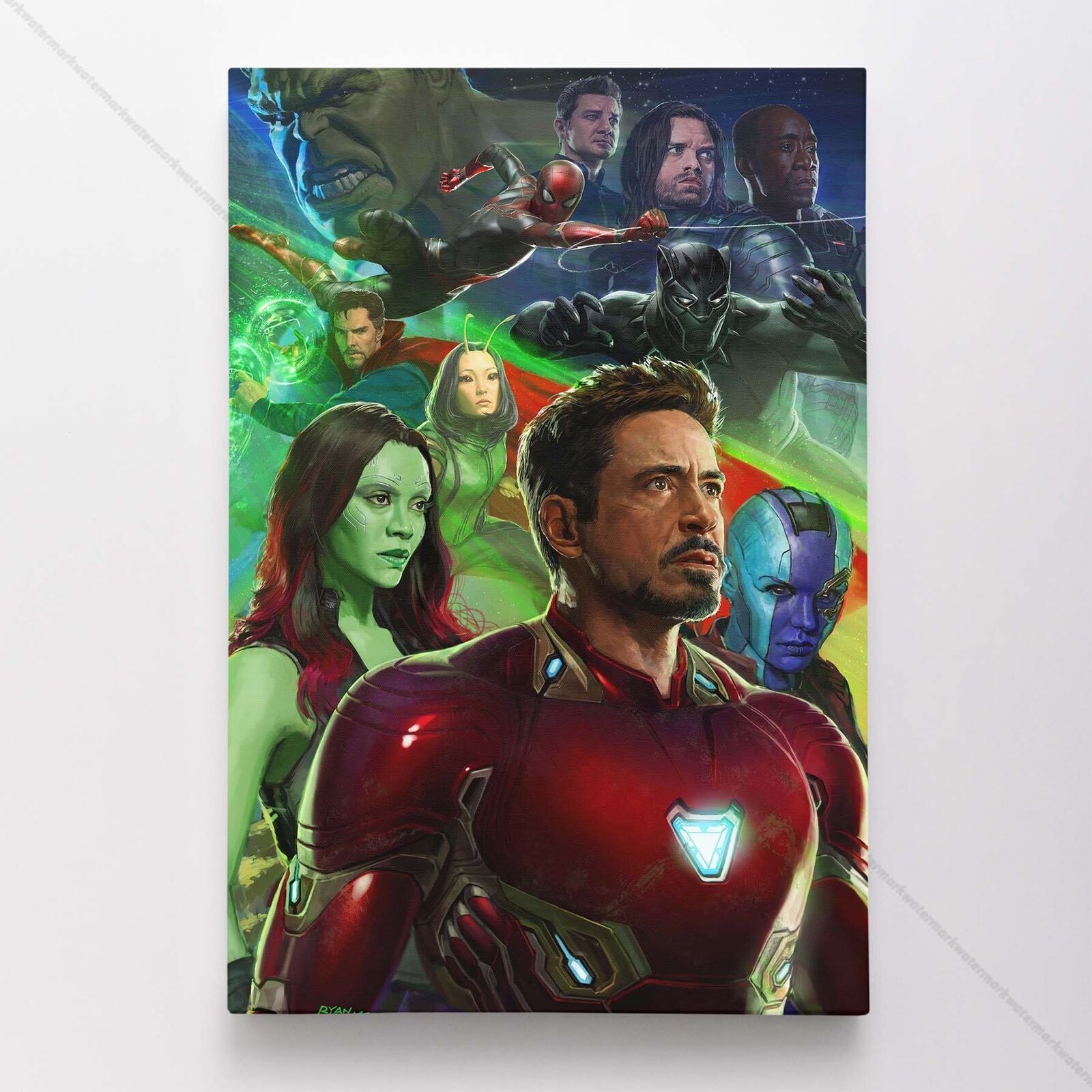 Avengers Poster Canvas Infinity War Movie Superhero Marvel Art Print #7170