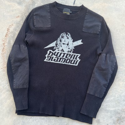 タグ付 y2k 希少 90s HYSTERIC GLAMOUR ヒスベア ニット Y2k Hysteric Glamour Thermal Knit Sweater Hiss Girl Command