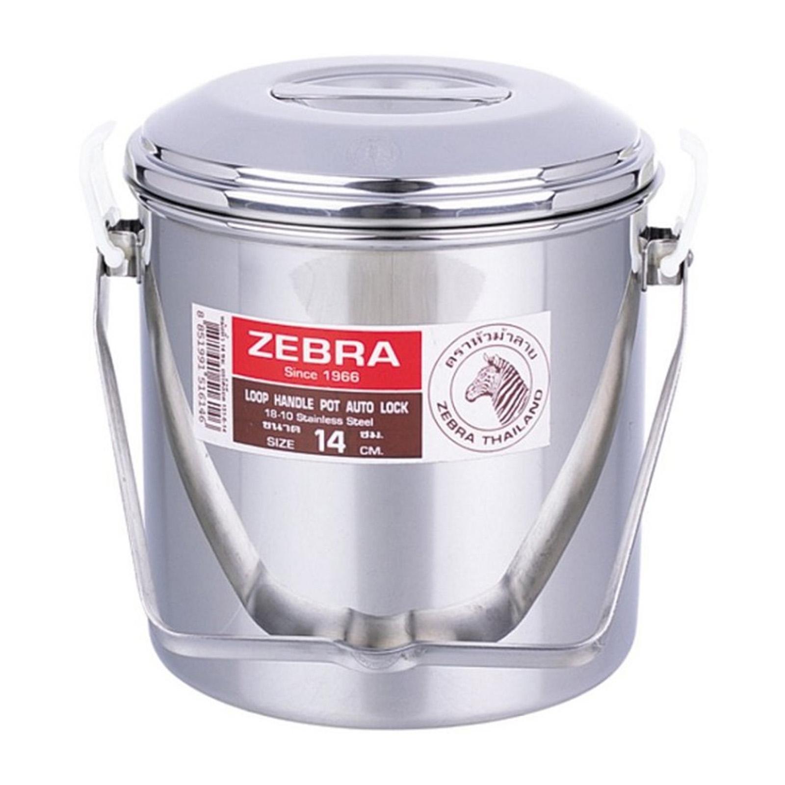 【祝開店！大放出セール開催中】 Stainless Pot Handle Loop Zebra Steel 14cm Can Billy その他