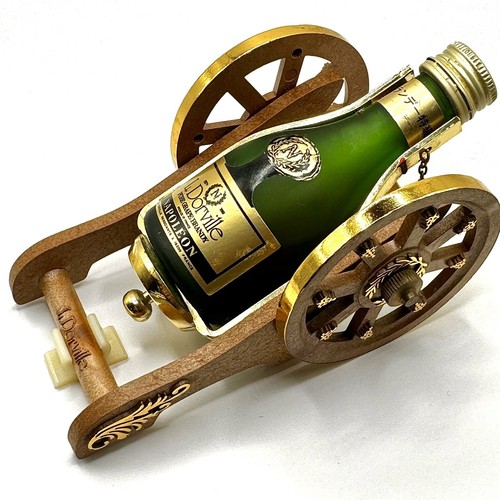 Vintage NAPOLEON L Dorville Miniature Empty Brandy Bottle With