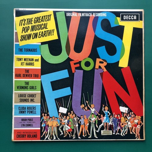 JUST FOR FUN Pop Film Soundtrack OST LP Mark Wynter Cherry