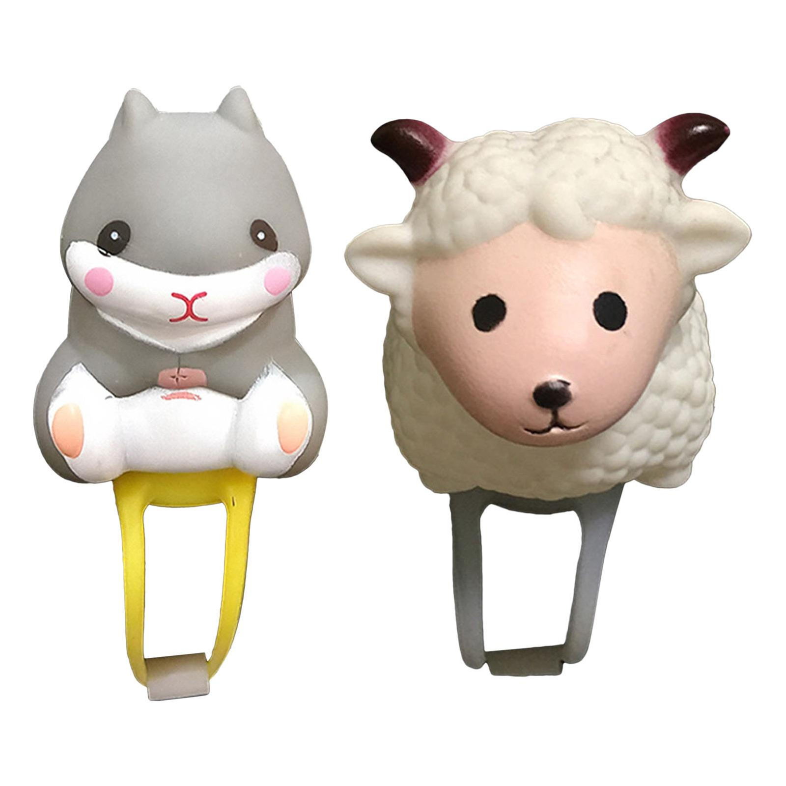 Bell W/ Light Cute Animal Bike Squeeze Horn Bell For Bike Handlebar