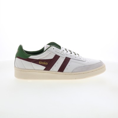 Мужские кроссовки Gola Contact Leather CMB261 из белой синтетической кожи для стиля жизни