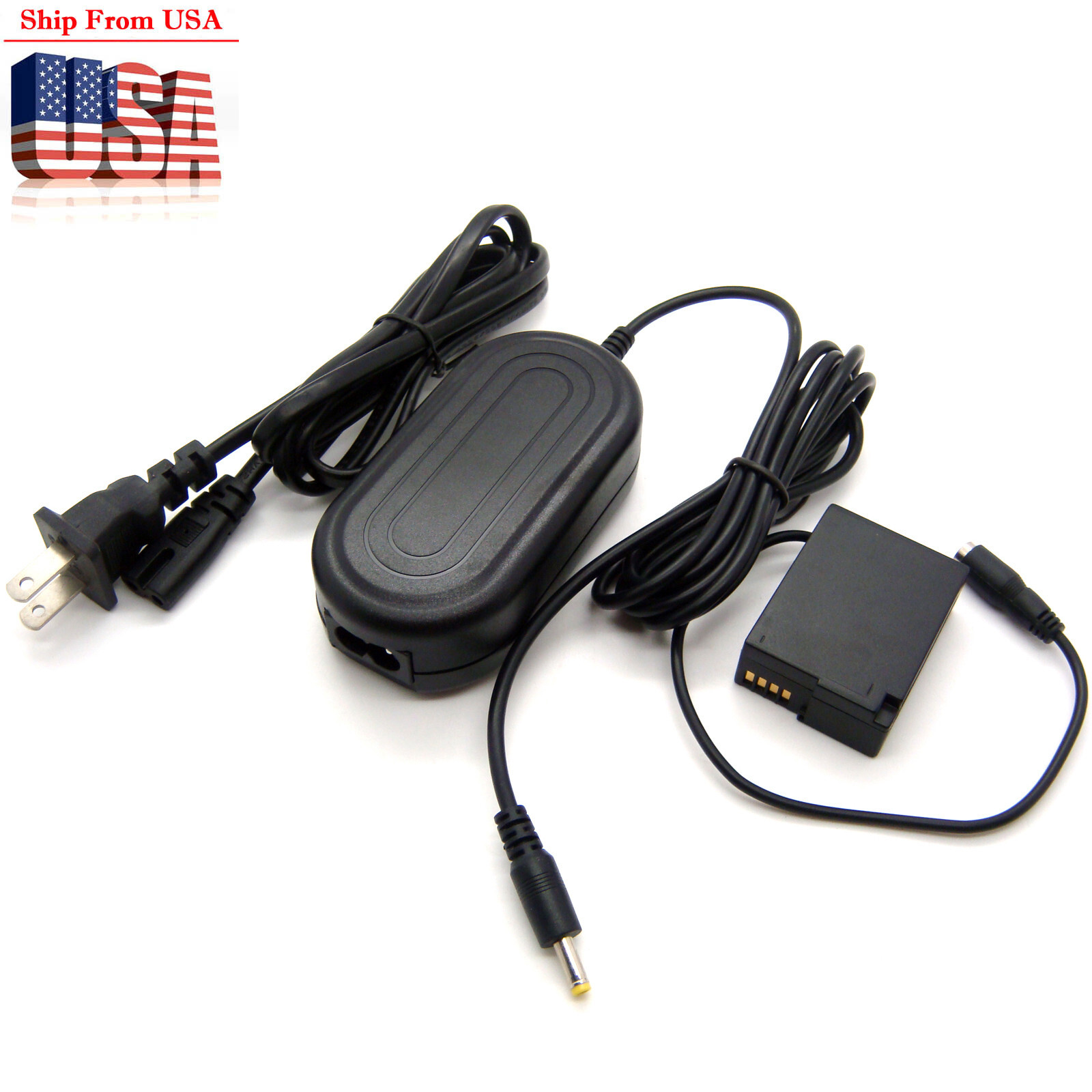 Power Supply For Panasonic Lumix Dmc-g7 Dmc-g7h Dmc-g7k Dmc-gx8k Usa