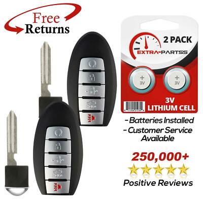 2 For 2017 2018 Nissan Armada Keyless Entry Remote Smart Key Car Fob CWTWB1G744