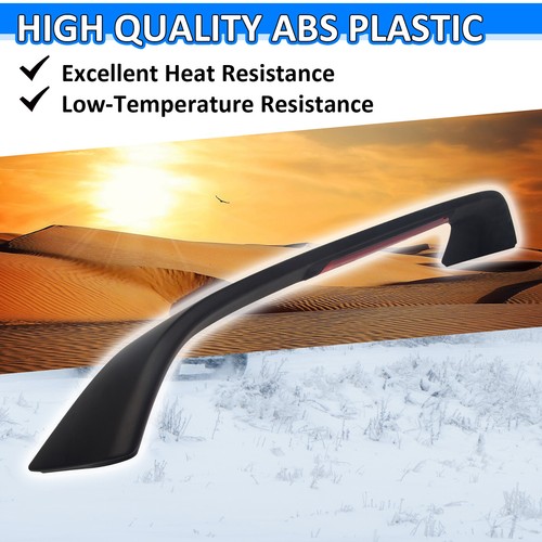 For 96-00 Honda Civic 2DR 4DR Primer Blk Trunk Spoiler Wing LED Brake Light Lamp